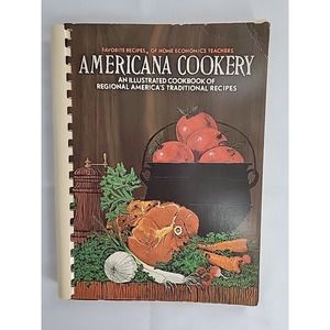 Vintage 1971 Americana Cookery Favorite Recipes Home Economics Teachers Cookbook